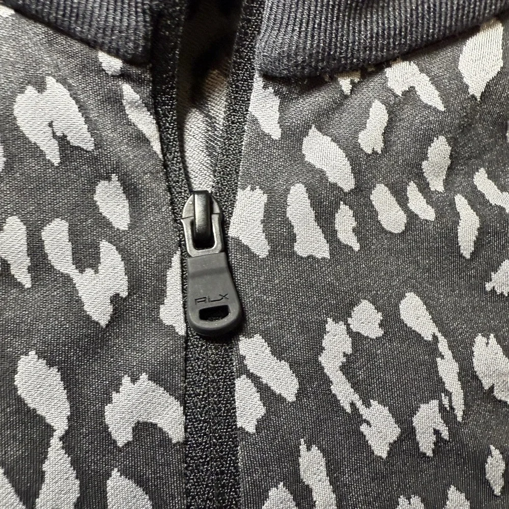RLX Ralph Lauren 1/4 Zip Pullover Women's Small Leopard Pelican Hill Golf - Picture 10 of 14